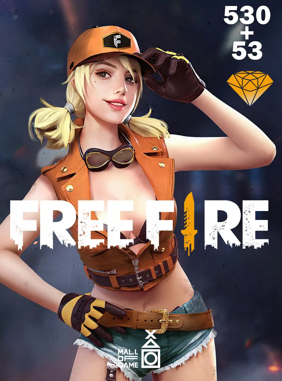 Free Fire 530 + 53 Diamonds